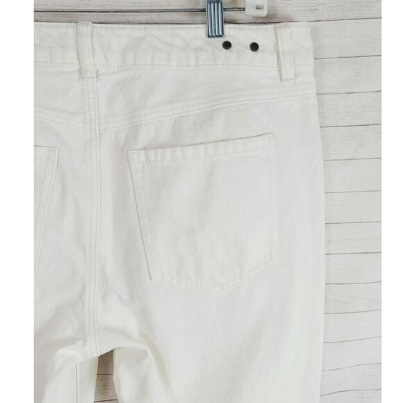 CAbi 100% BF JEANS IN WHITE, SZ 10 - Picture 8 of 13